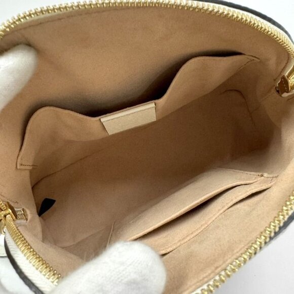 Gucci GG Flora Ophidia Shoulder Bag Supreme Khaki White - Picture 7 of 8